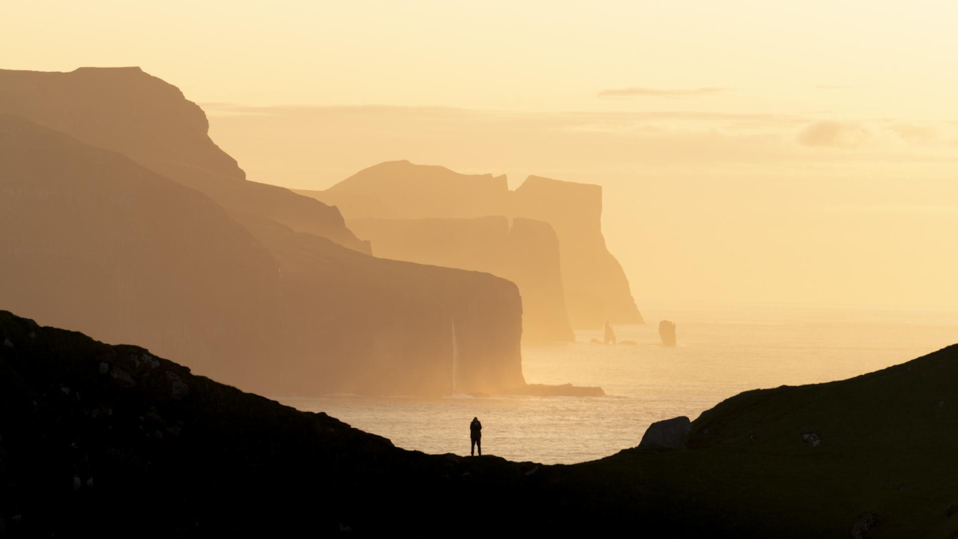 Global Photography Awards Winner - Silhouette Against Kalsoy's Golden Sky