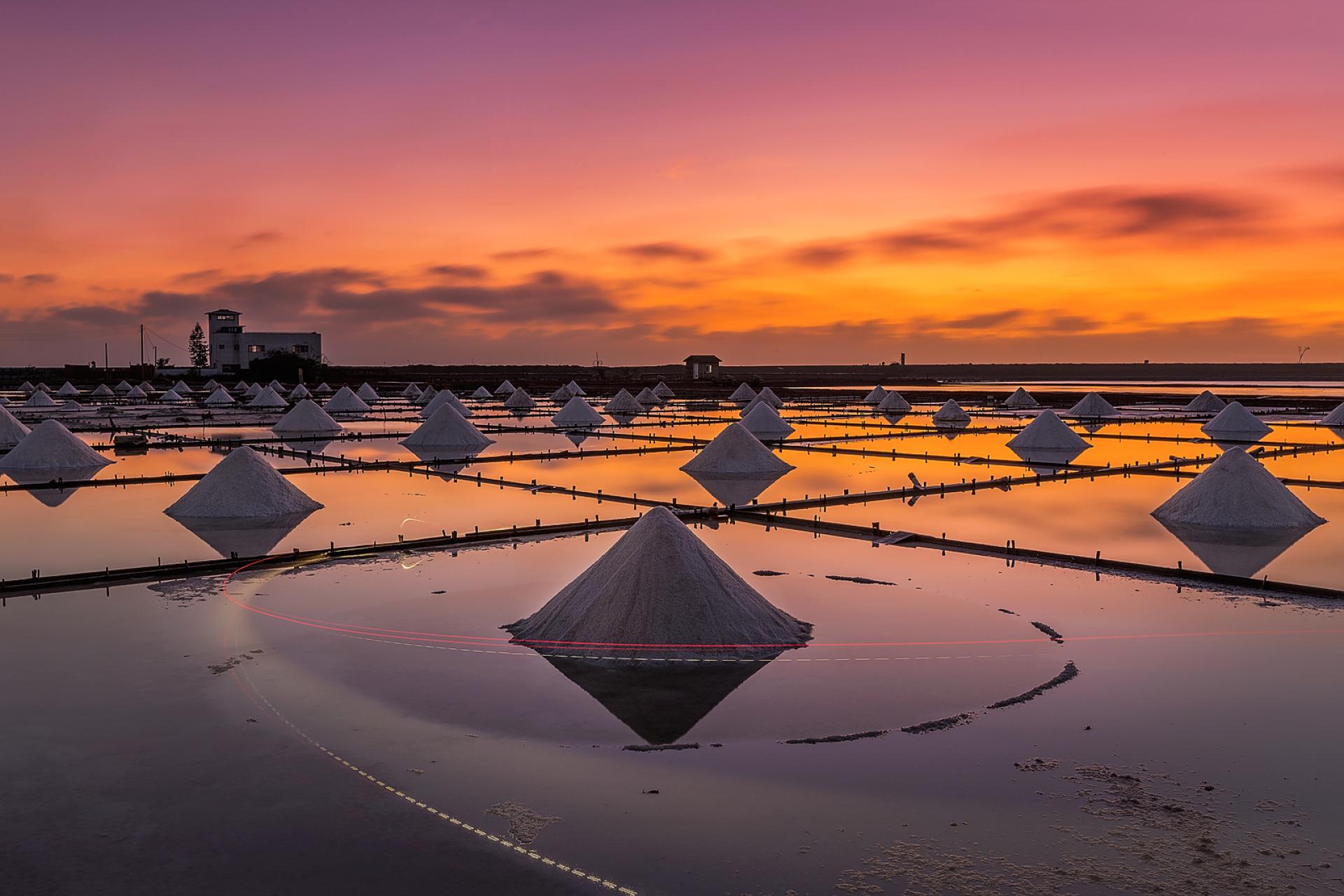 Global Photography Awards Winner - Salt Fields At Sunset