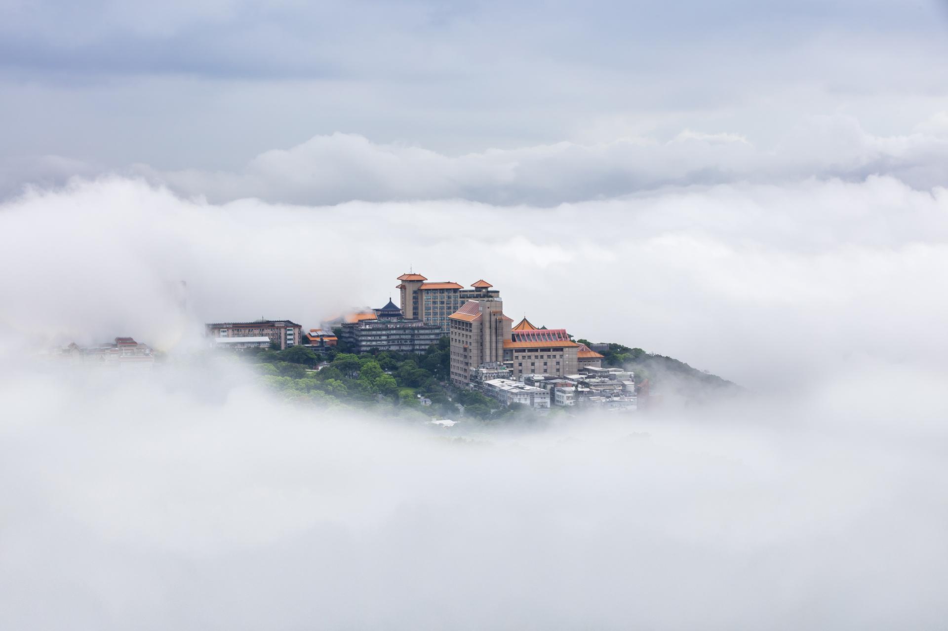 Global Photography Awards Winner - A small mountain town in the mist