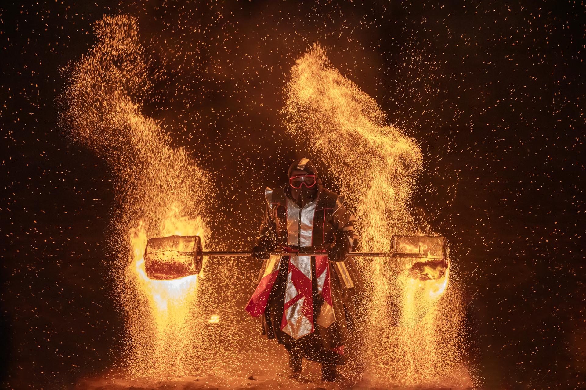 Global Photography Awards Winner - fire dance show