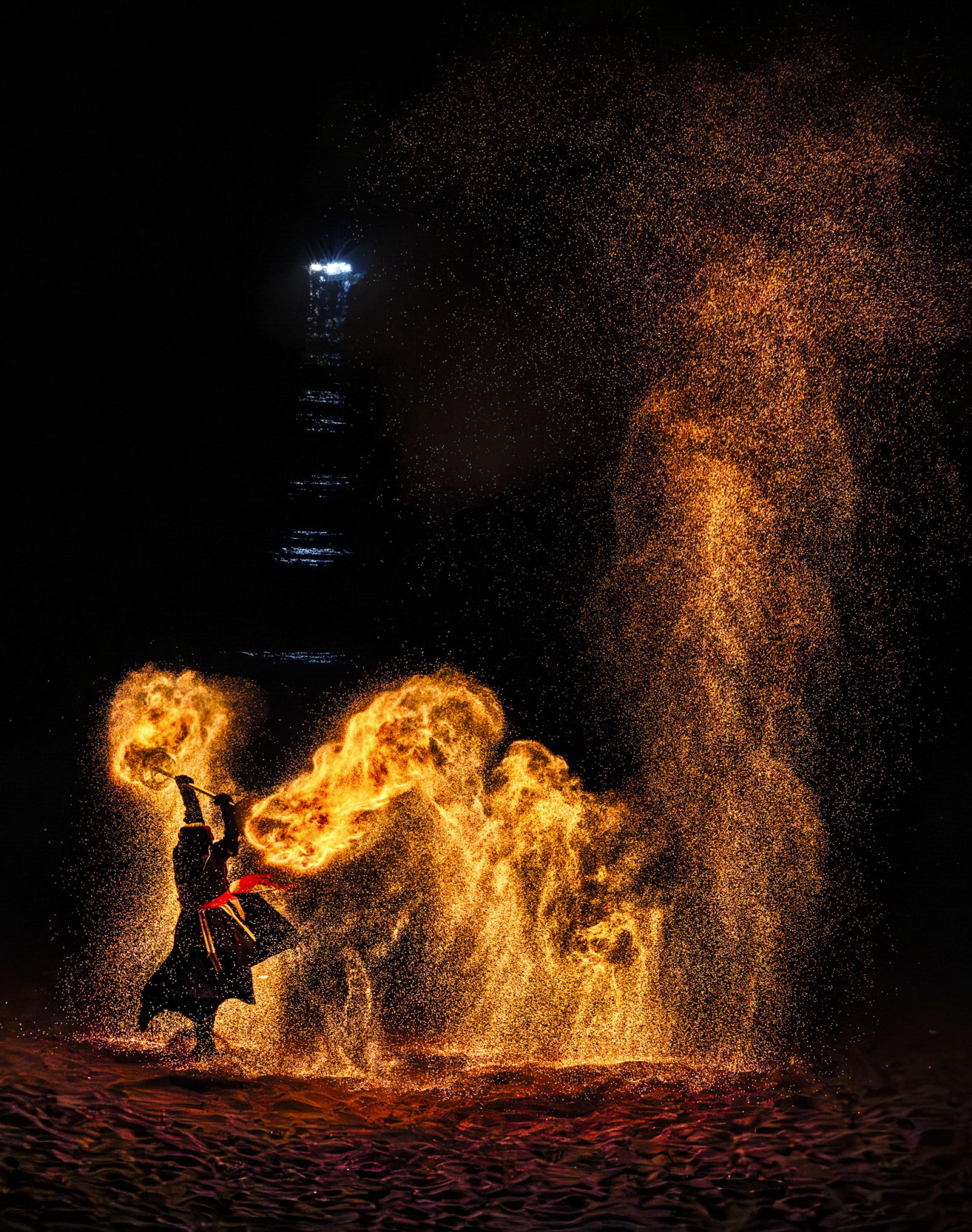 Global Photography Awards Winner - Dance of big fire