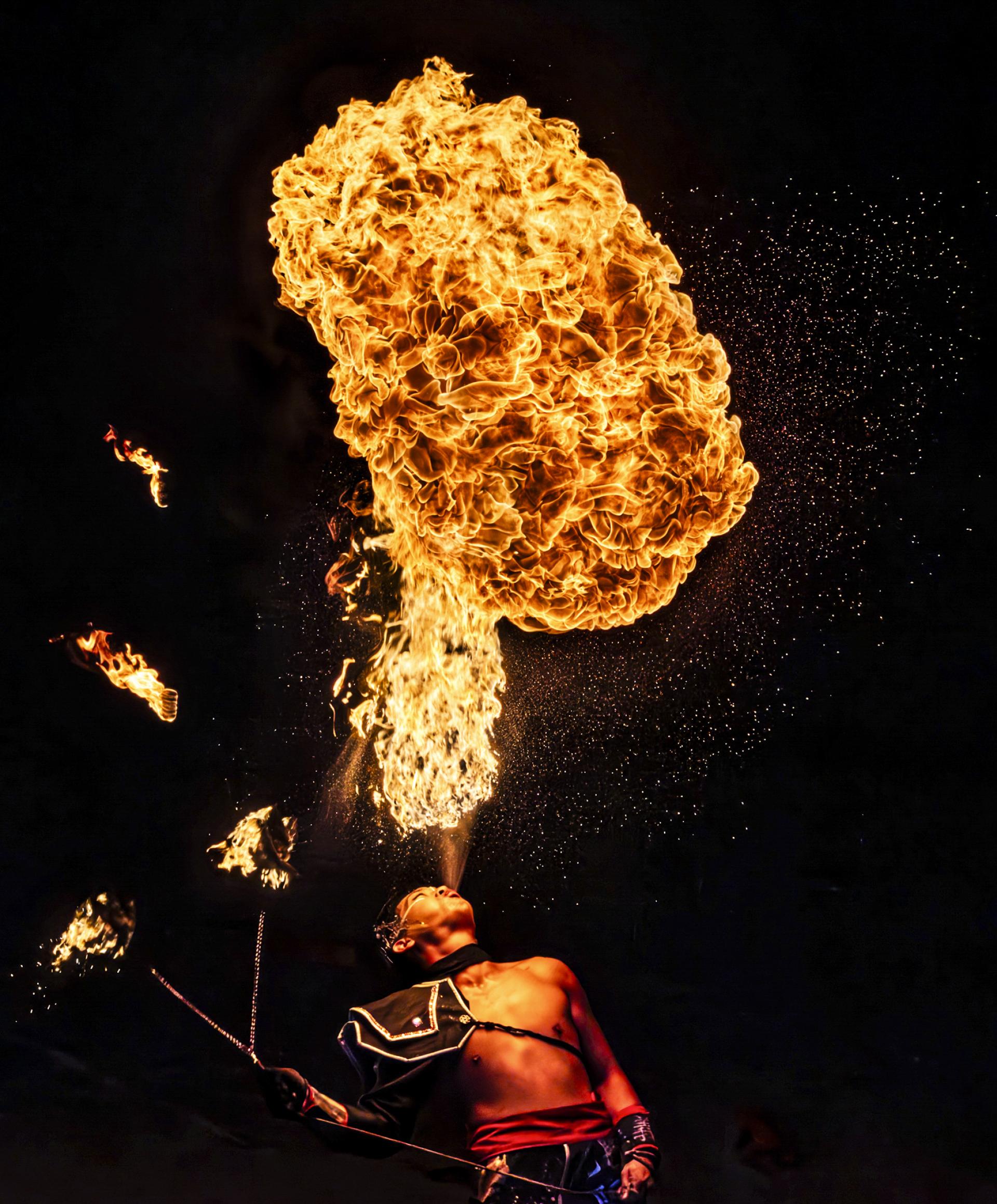 Global Photography Awards Winner - Flames soaring into the sky