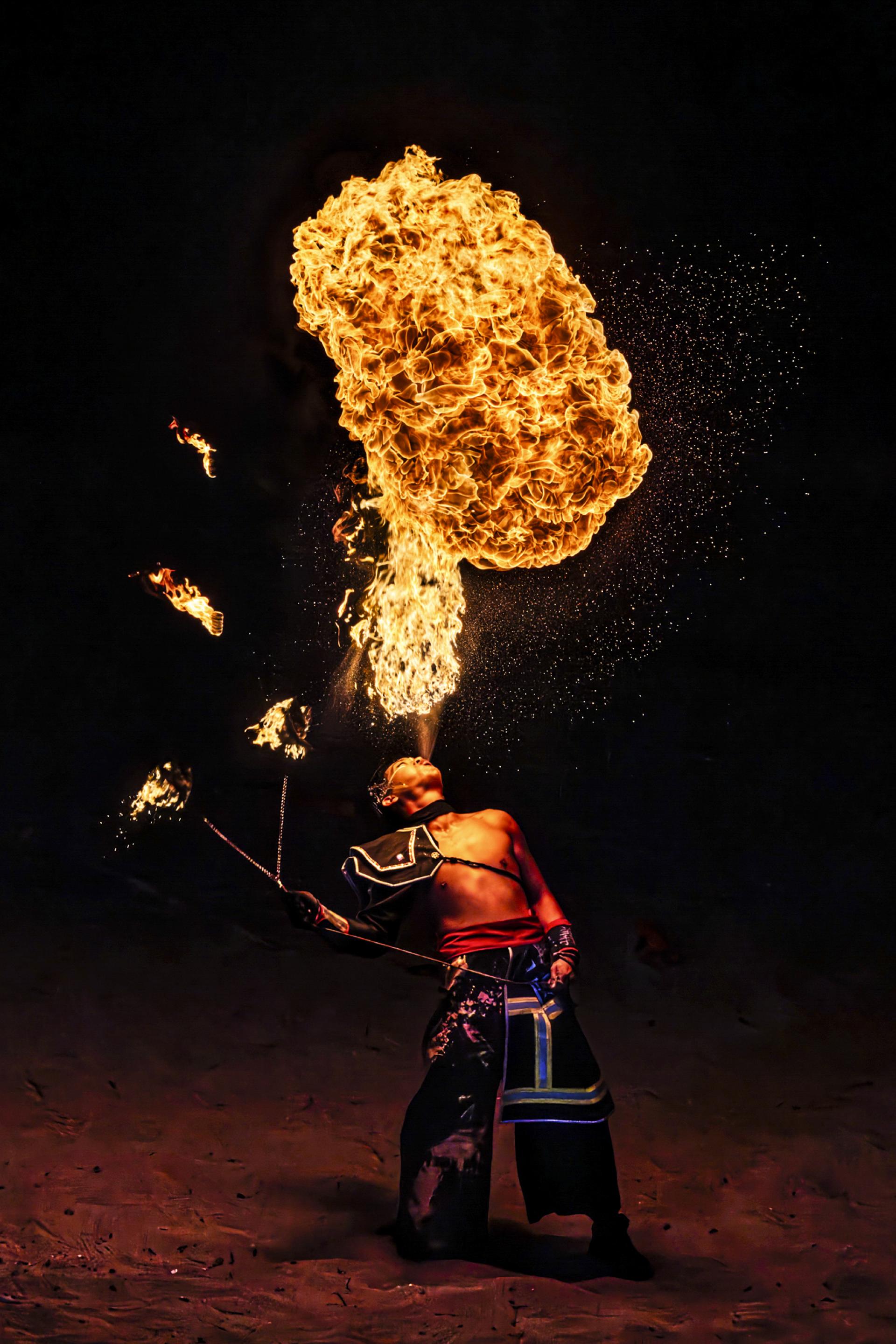 Global Photography Awards Winner - Big fire dance