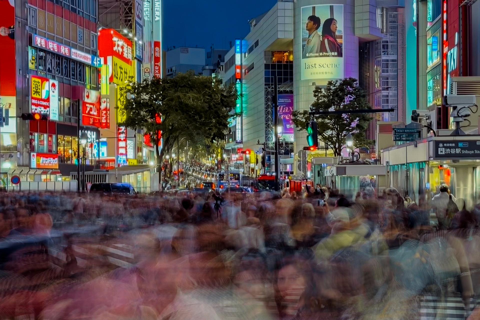 Global Photography Awards Winner - Shibuya Crossing; People in Motion