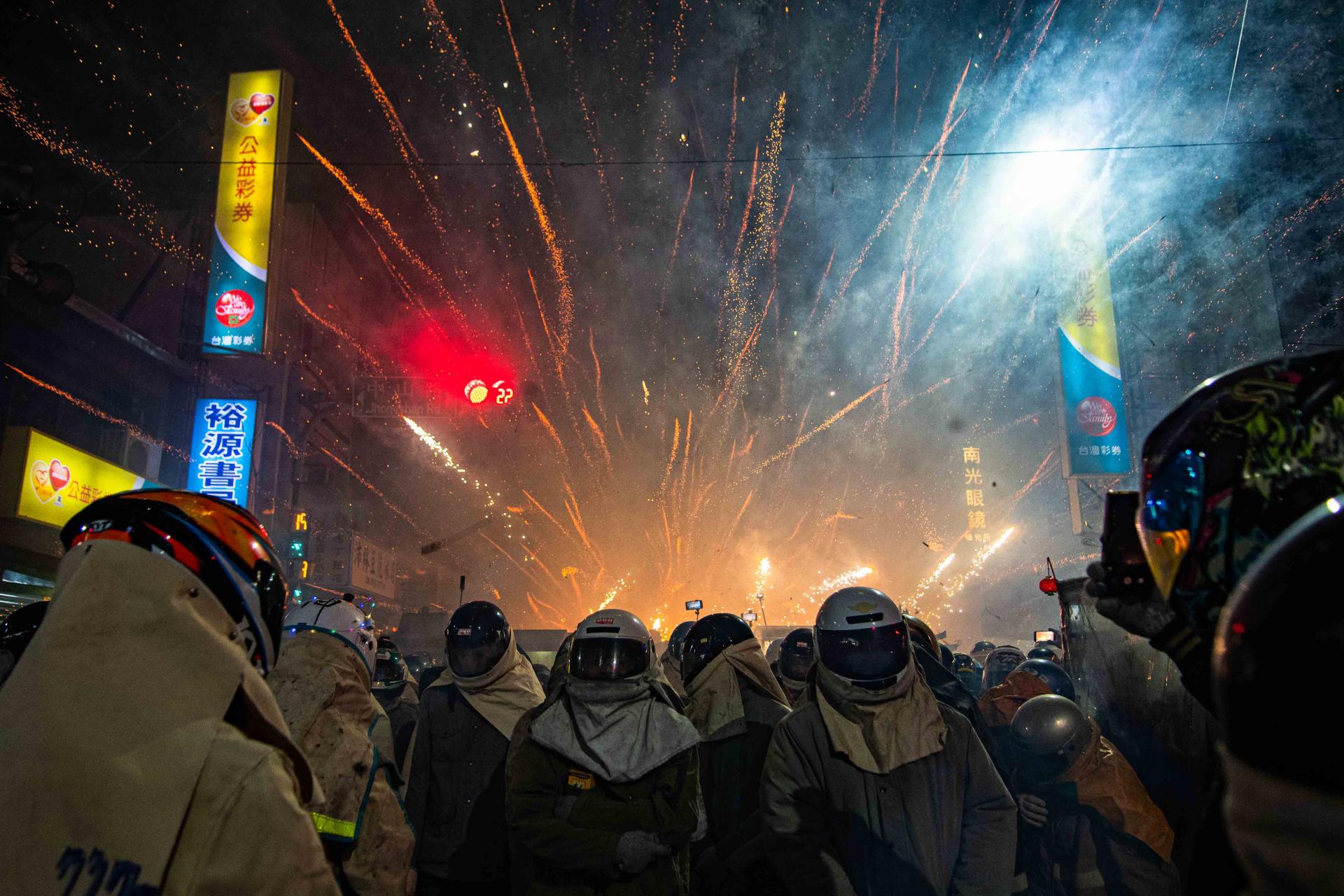 Global Photography Awards Winner - Yanshui Beehive Fireworks Festival
