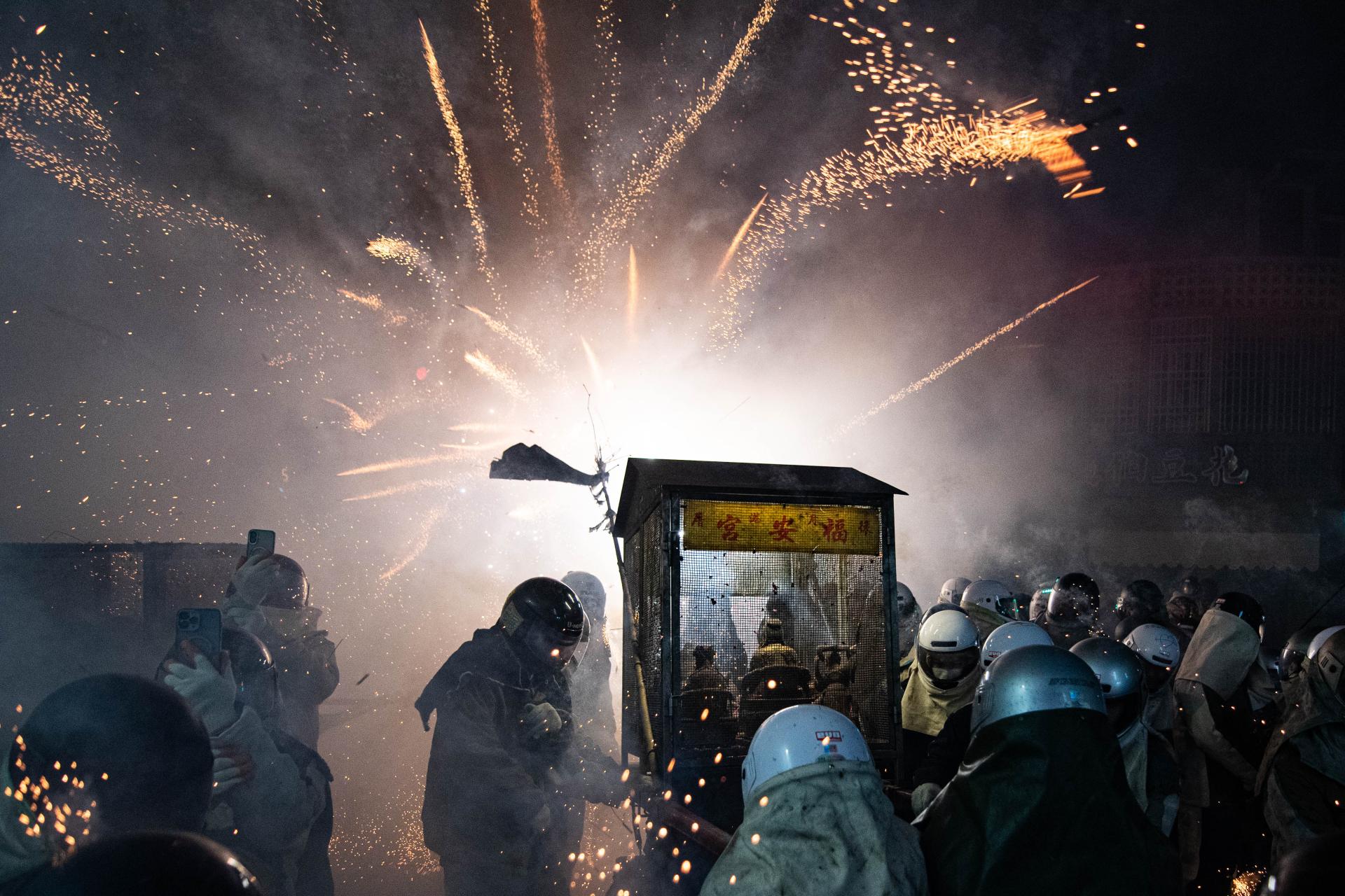 Global Photography Awards Winner - Yanshui Beehive Fireworks Festival
