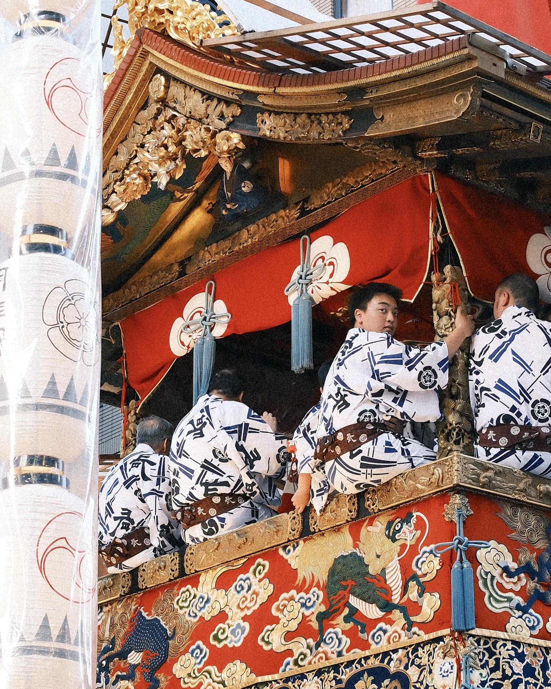 Global Photography Awards Winner - A Glance from a Gion Matsuri Float