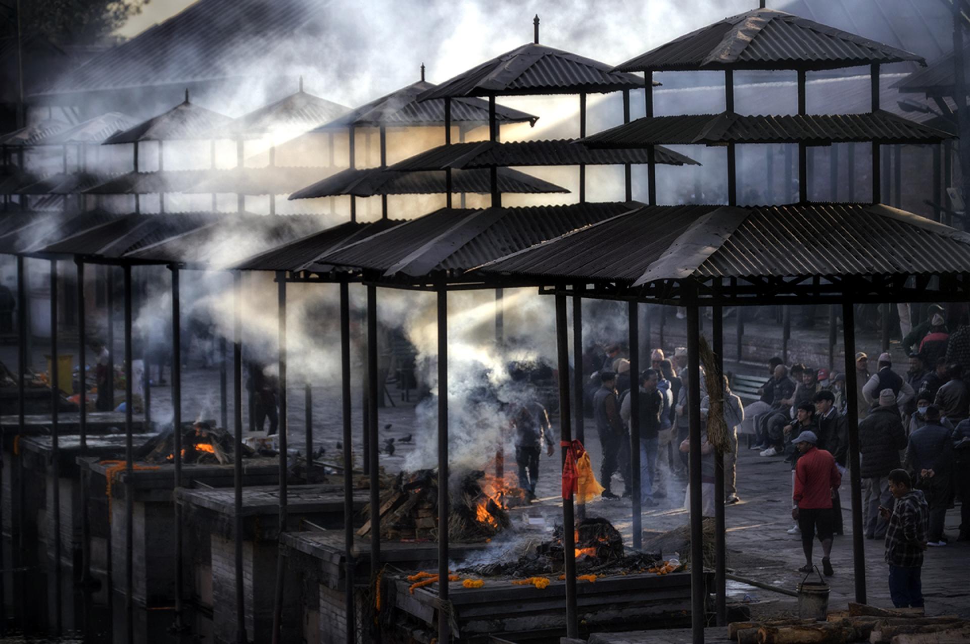 Global Photography Awards Winner - Smoke Over Pashupatinath Temple