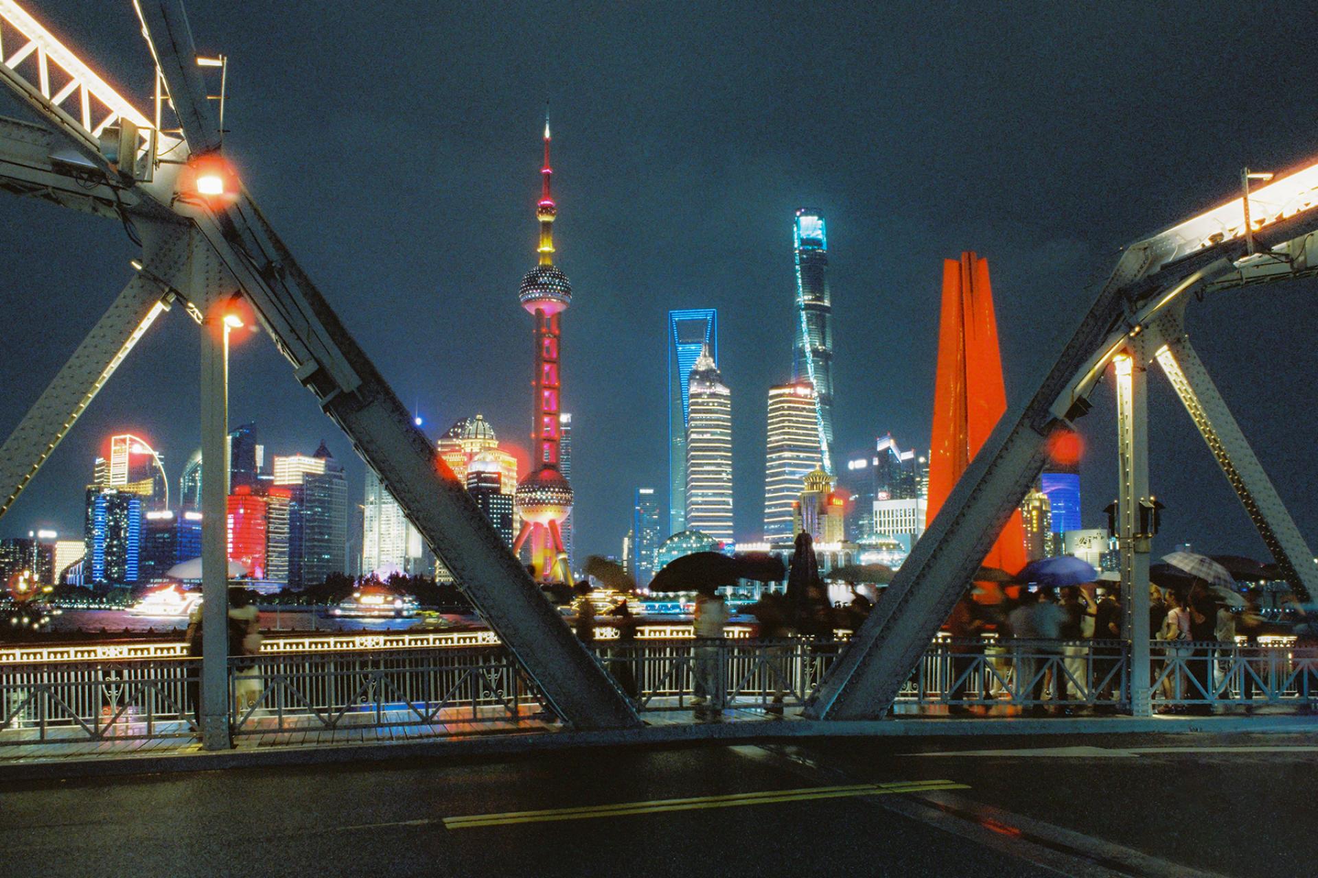 Global Photography Awards Winner - Shanghai Nocturne: Neon Drenched