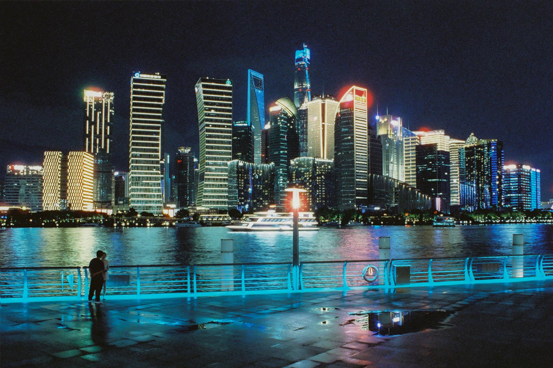 Global Photography Awards Winner - Shanghai Nocturne: Neon Drenched