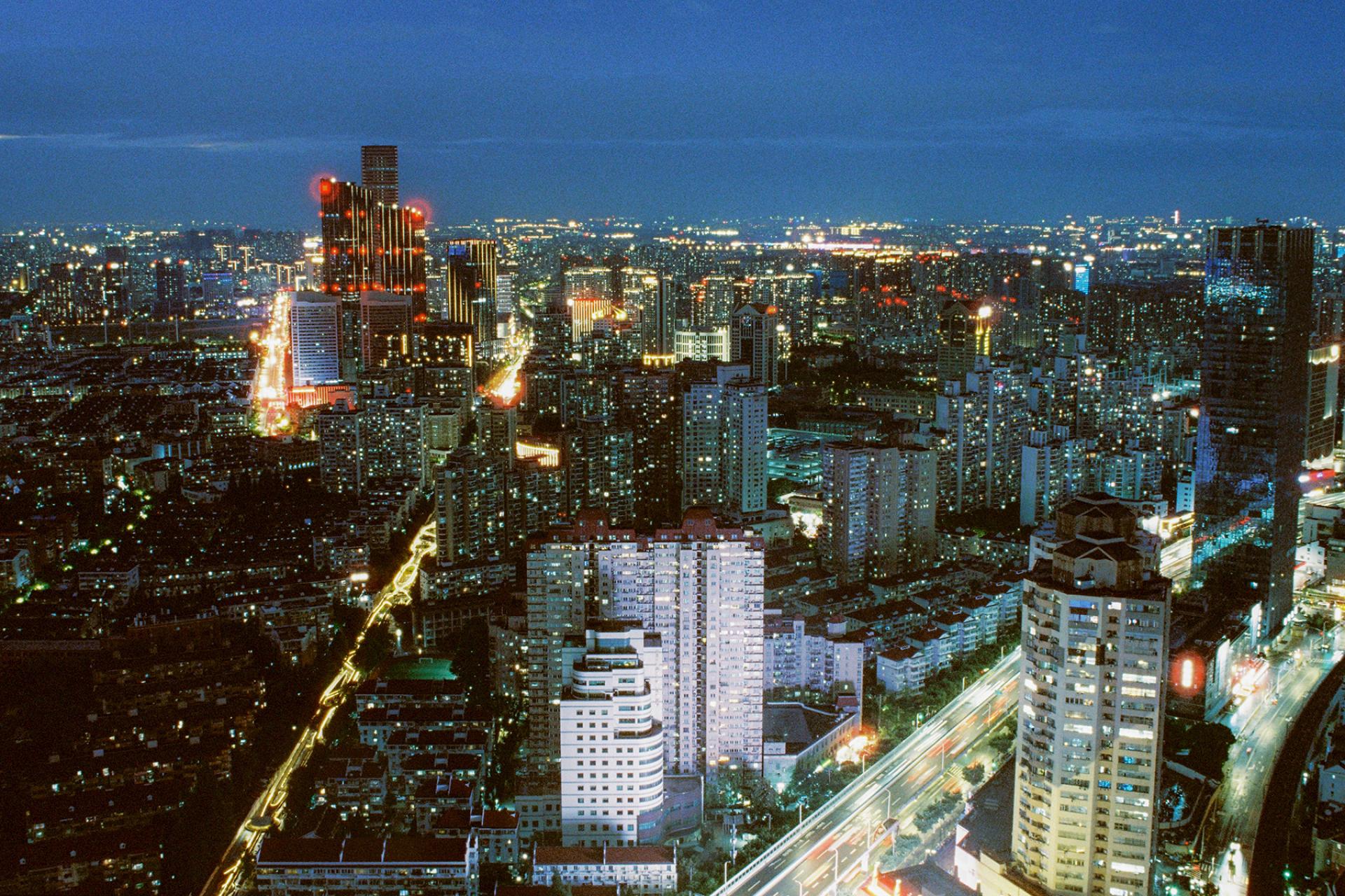 Global Photography Awards Winner - Shanghai Nocturne: Neon Drenched