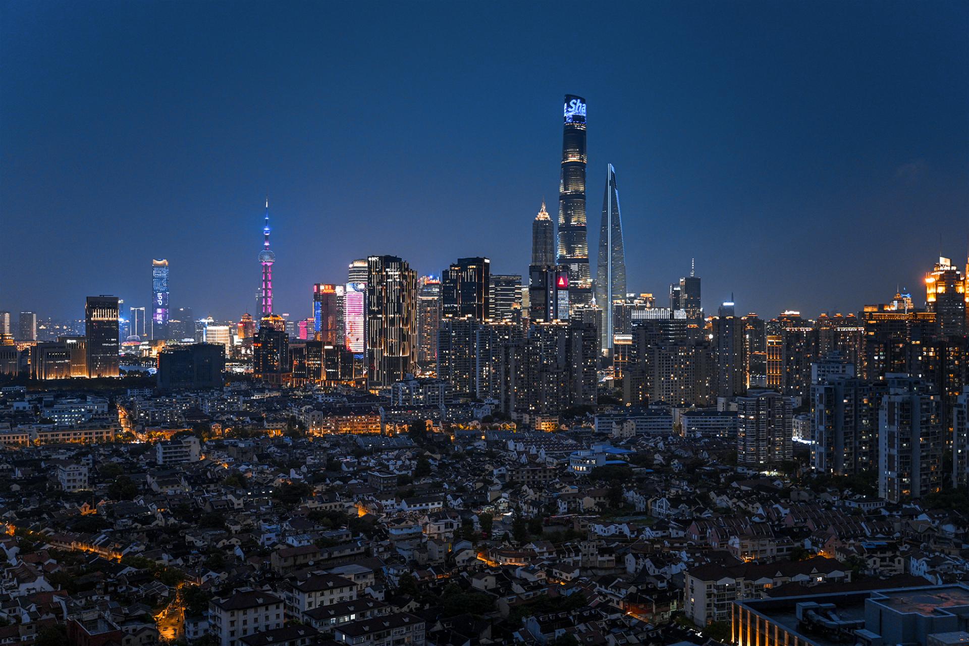 Global Photography Awards Winner - Two Shanghais Before Nightfall